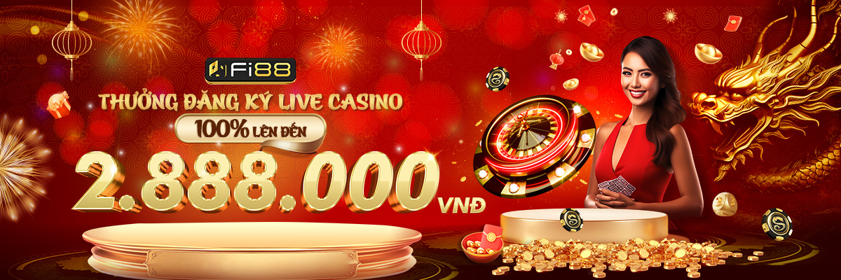 Fi88 Live Casino Thưởng lên đến 1%