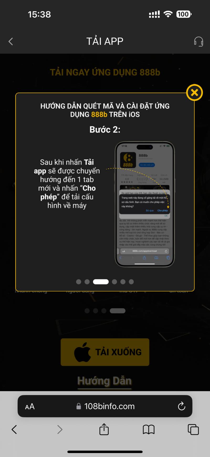 Tải app ibet888 cho điện thoại (Hướng dẫn cài đặt và trải nghiệm trên mobile)